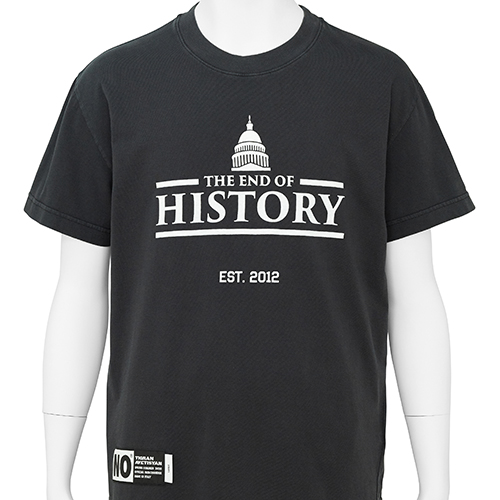 BASIC TEE [ THE END OF HISTORY with CAPITOL ] BLACK