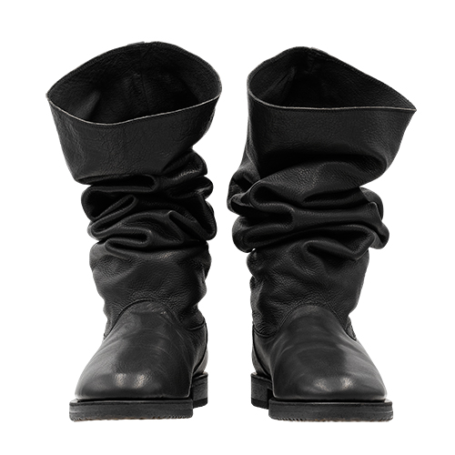 LEATHER BOOTS BLACK