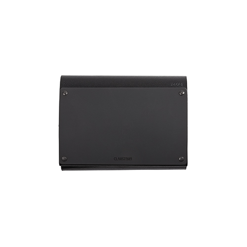 SMALL ARTICULAR WALLET WITH COIN BLACK