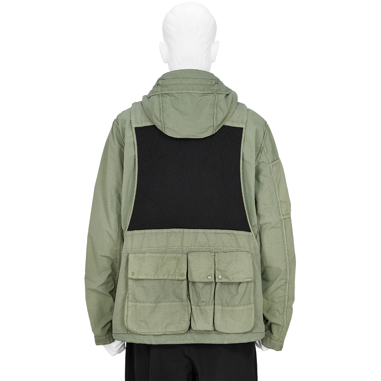 FLAT NYLON REVERSIBLE JACKET OLIVE - C.P.COMPANY (シーピー