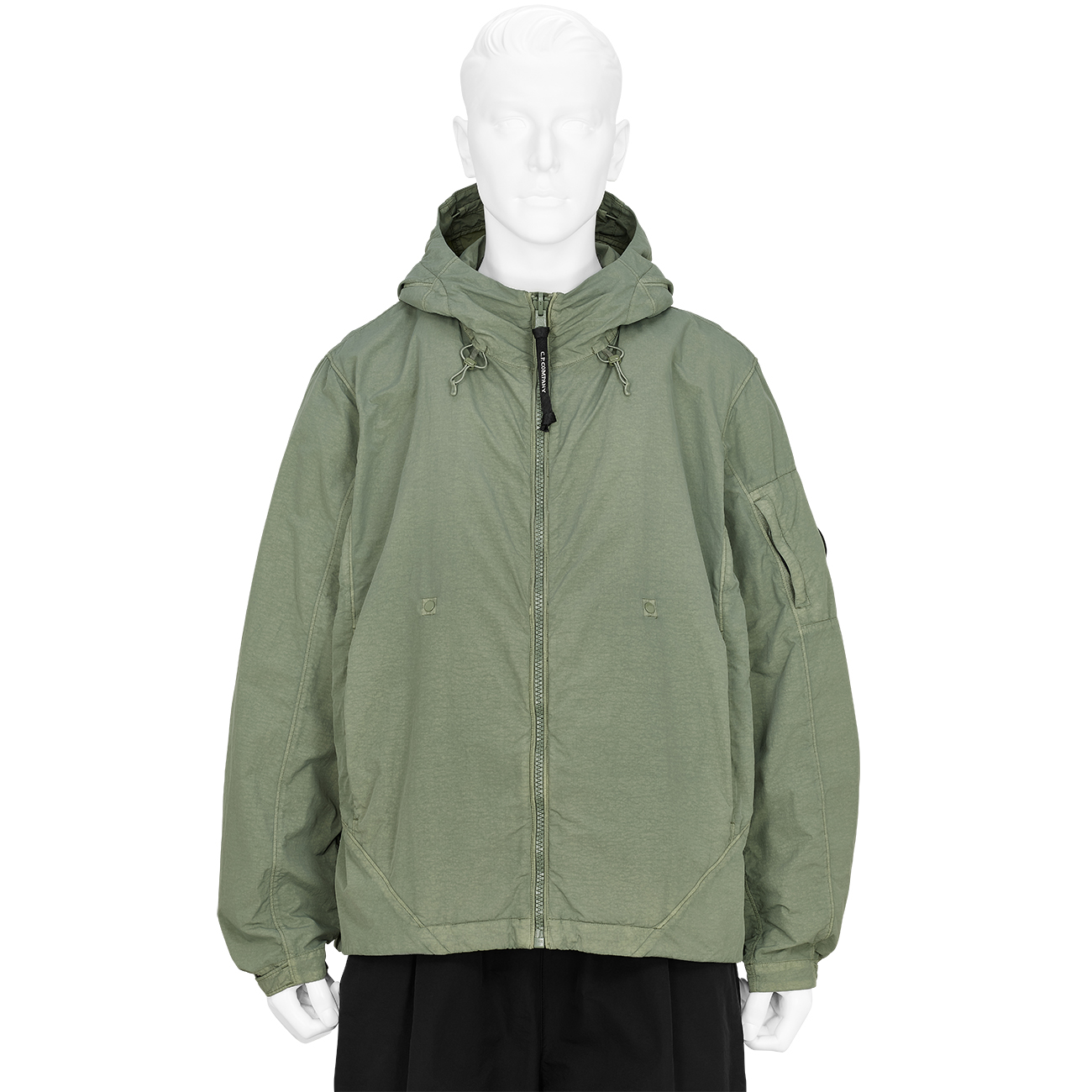 FLAT NYLON REVERSIBLE JACKET OLIVE - C.P.COMPANY (シーピー