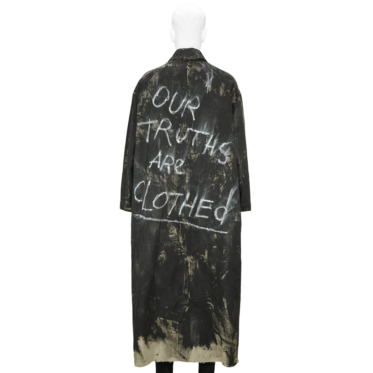 TIGRAN AVETISYAN×ELIMINATOR (ティグラン アヴェティスヤン×エリミネイター) - OUR TRUTHS ARE CLOTHED COAT BEIGE×BLACKの詳細画像1