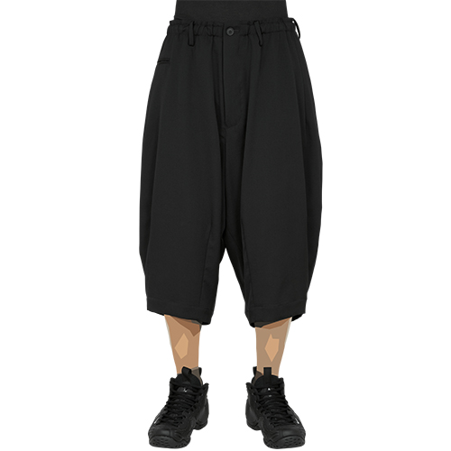 DARTS LONG SHORTS BLACK