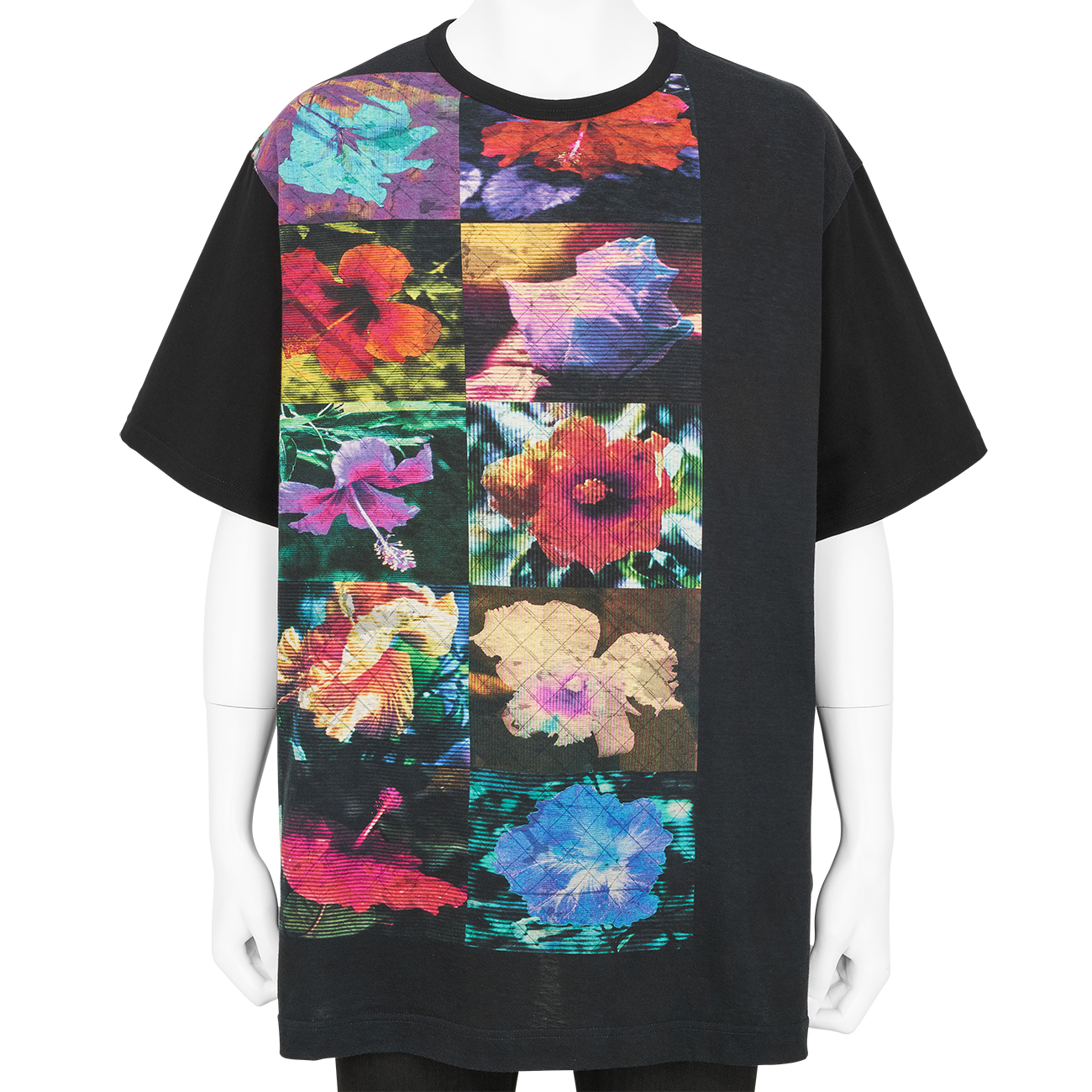 Yohji yamamoto pour homme 花柄 Tシャツ ヨウジ 01