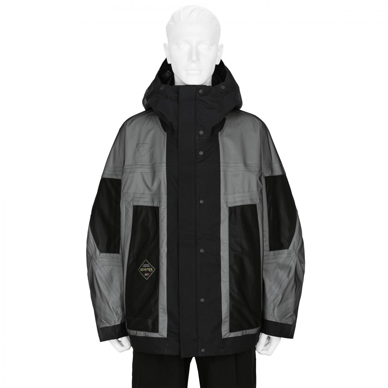 GORE-TEX SHELL JACKET BLACK - D-VEC×ALMOSTBLACK (ディーベック×オールモストブラック