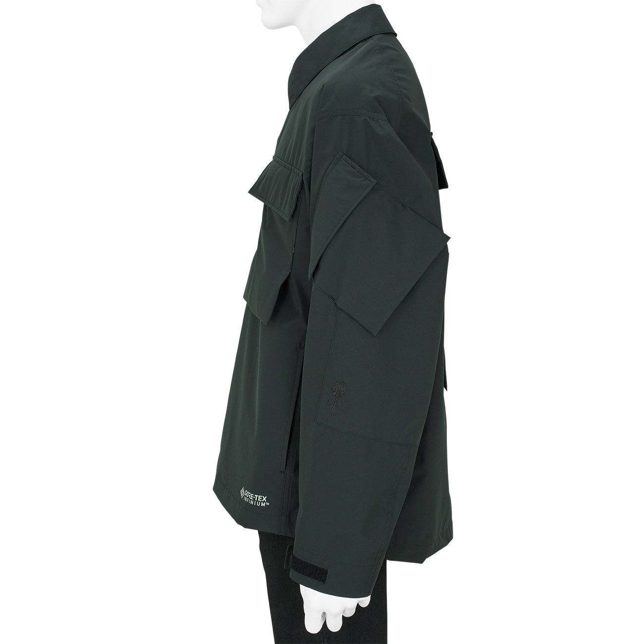 GORE-TEX INFINIUM 2L SHIRT JACKET DARK GREEN - D-VEC×ALMOSTBLACK (ディー