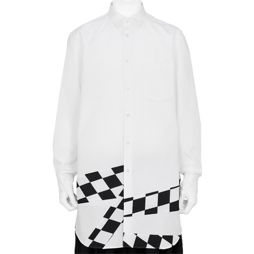 PANEL LONG SHIRT WHITE