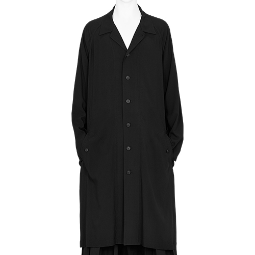 RAYON COAT BLACK