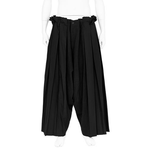 PLEATS PANTS BLACK