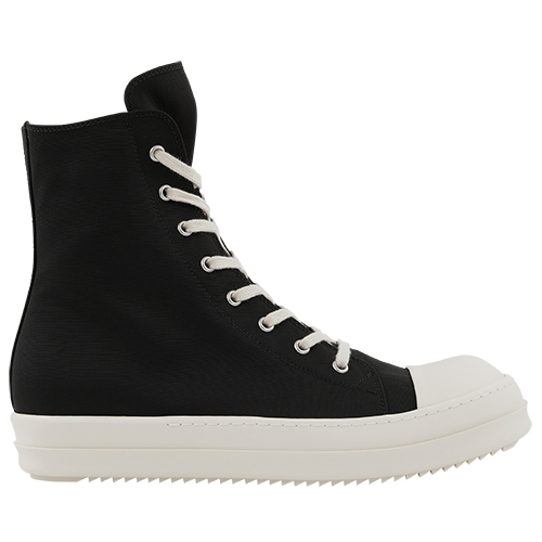 SINGLE SOLE HI CUT SNEAKERS BLACK