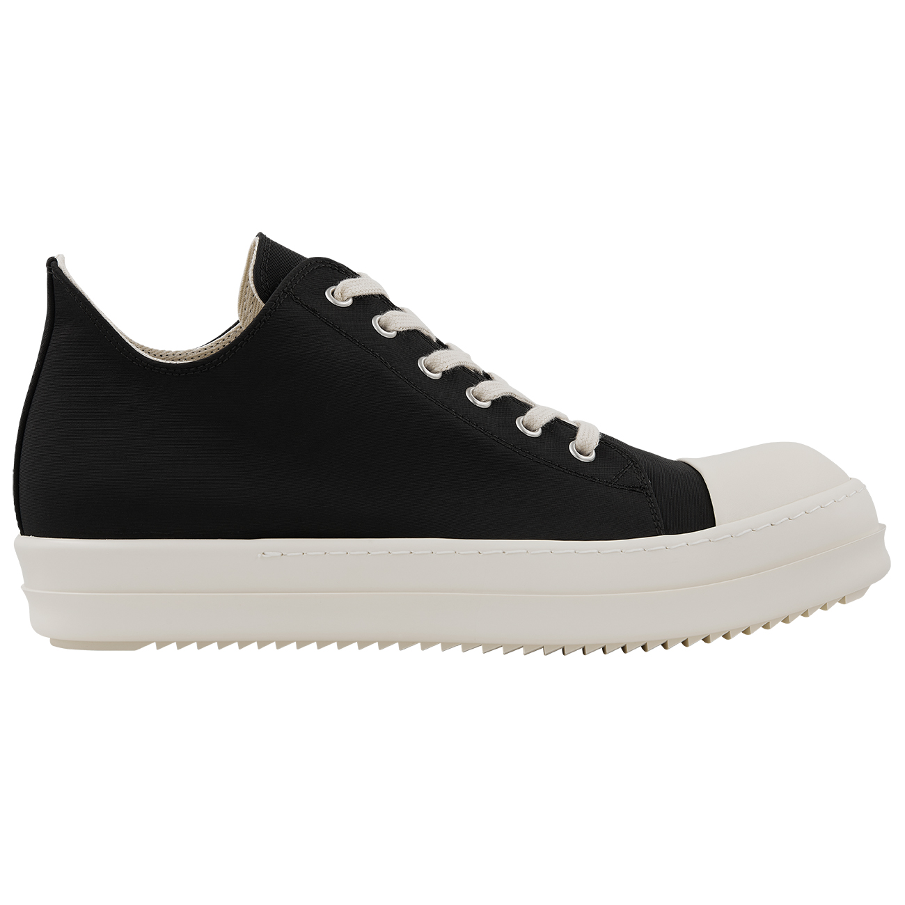 SINGLE SOLE LOW CUT SNEAKERS BLACK - RICK OWENS DRKSHDW (リック