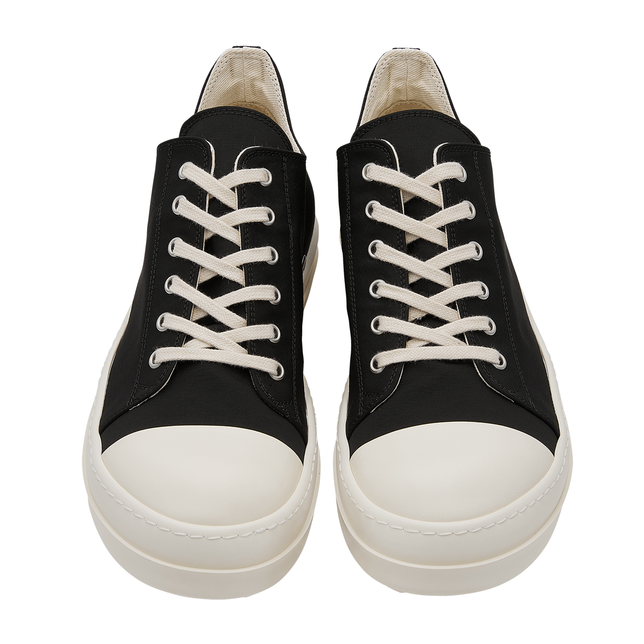 SINGLE SOLE LOW CUT SNEAKERS BLACK - RICK OWENS DRKSHDW (リック