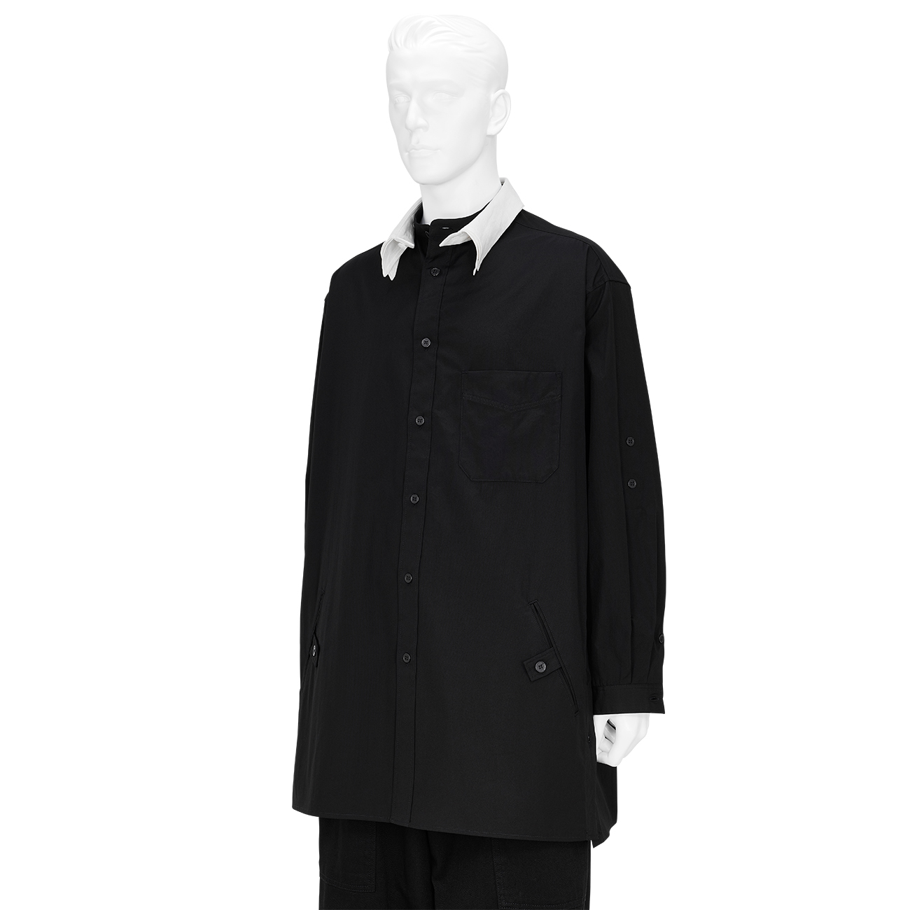 ヨウジヤマモトオム　デザインシャツ　yohji yamamoto HOMME