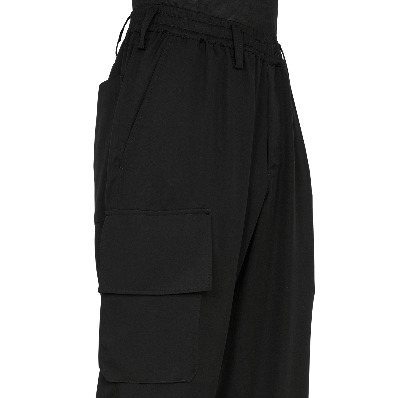 21SS TENCEL PANTS BLACK - Yohji Yamamoto POUR HOMME (ヨウジ 21SS TENCEL PANTS BLACK - Yohji Yamamoto POUR HOMME (ヨウジ