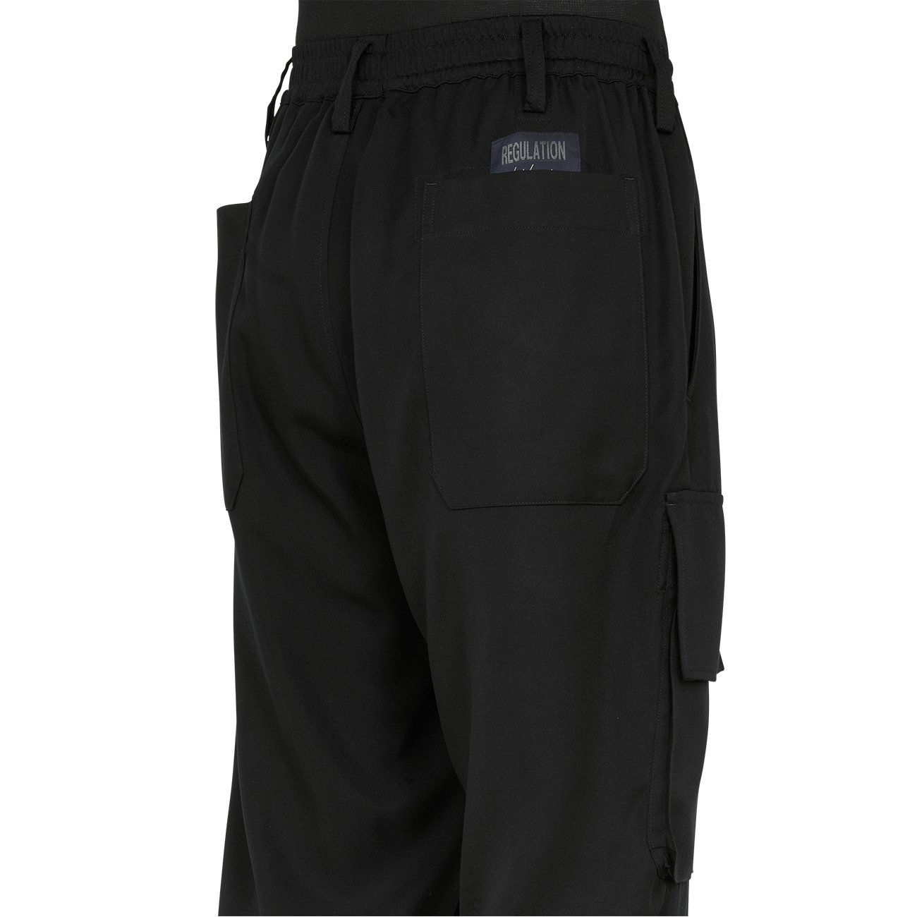 21SS TENCEL PANTS BLACK - Yohji Yamamoto POUR HOMME (ヨウジ 21SS TENCEL PANTS BLACK - Yohji Yamamoto POUR HOMME (ヨウジ
