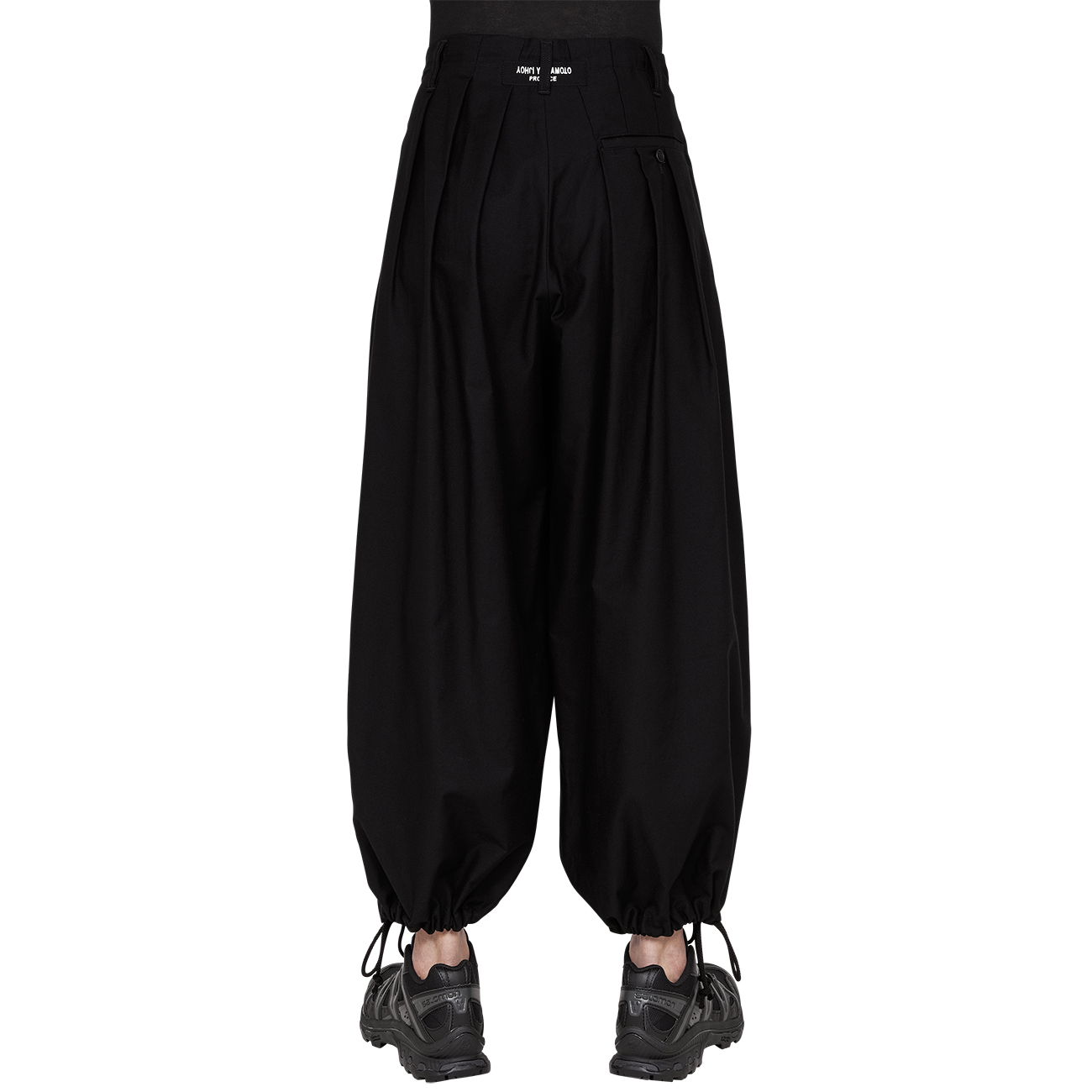 21SS BALLOON PANTS BLACK - Yohji Yamamoto POUR HOMME (ヨウジ