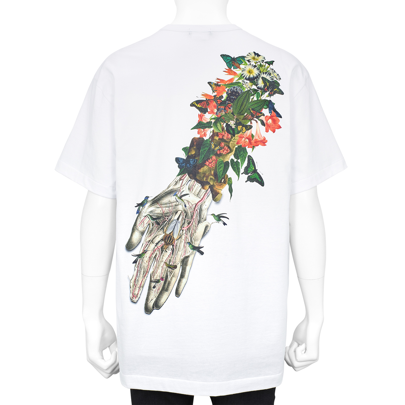 T-SHIRT [ FLOWER HAND ] WHITE