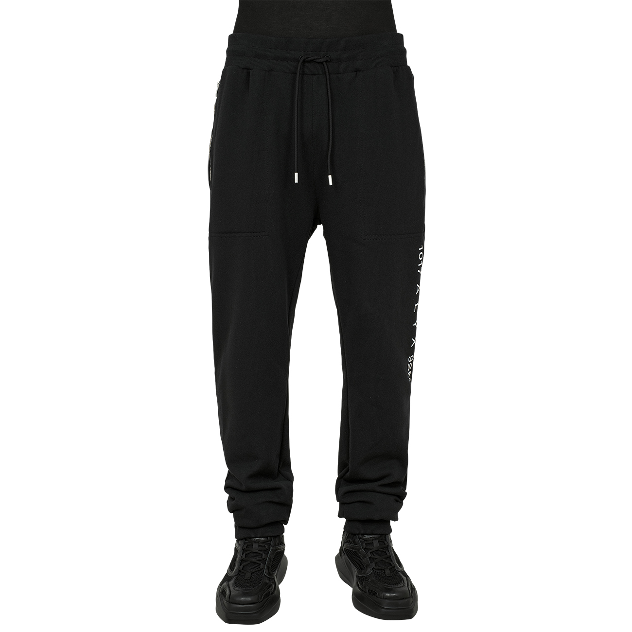 VISUAL SWEAT PANTS BLACK