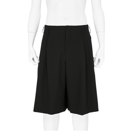 WOOL SHORTS BLACK
