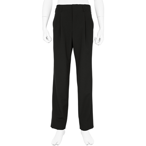 WOOL PANTS BLACK