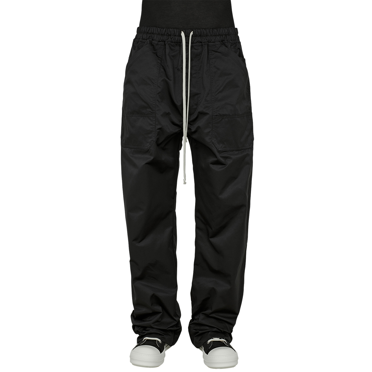 DRAWSTRING LONG PANT BLACK - RICK OWENS DRKSHDW (リック オウエンス ダークシャドウ