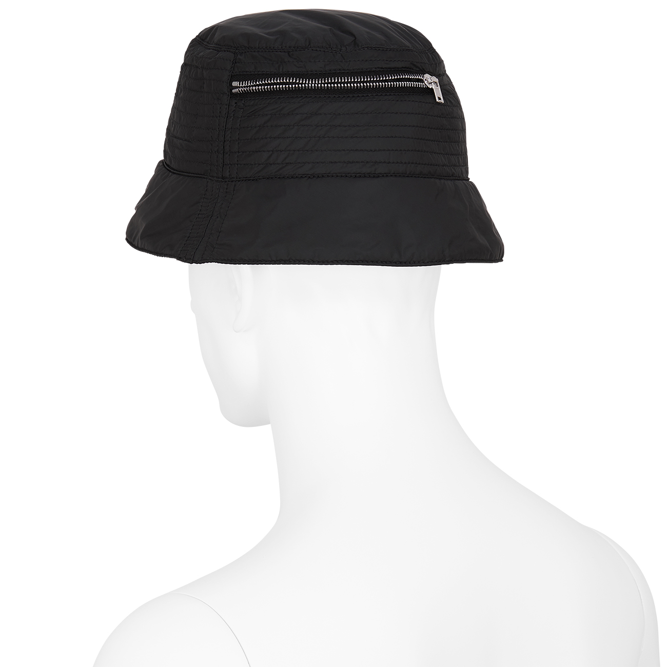 BUCKET HAT WITH ZIP BLACK - RICK OWENS DRKSHDW (リック オウエンス