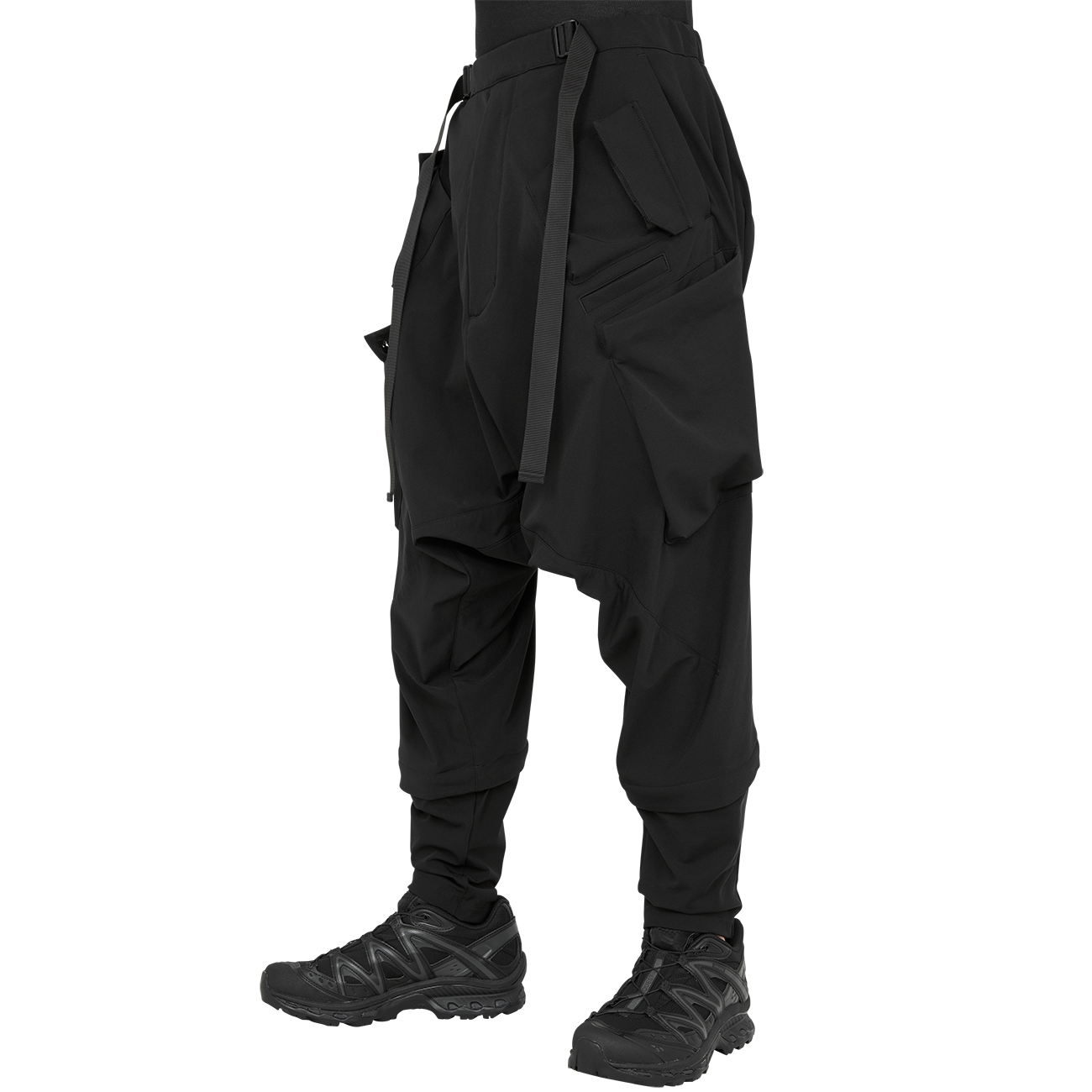 P30A-DS SCHOELLER DRYSKIN ULTRAWIDE CARGO TROUSERS BLACK