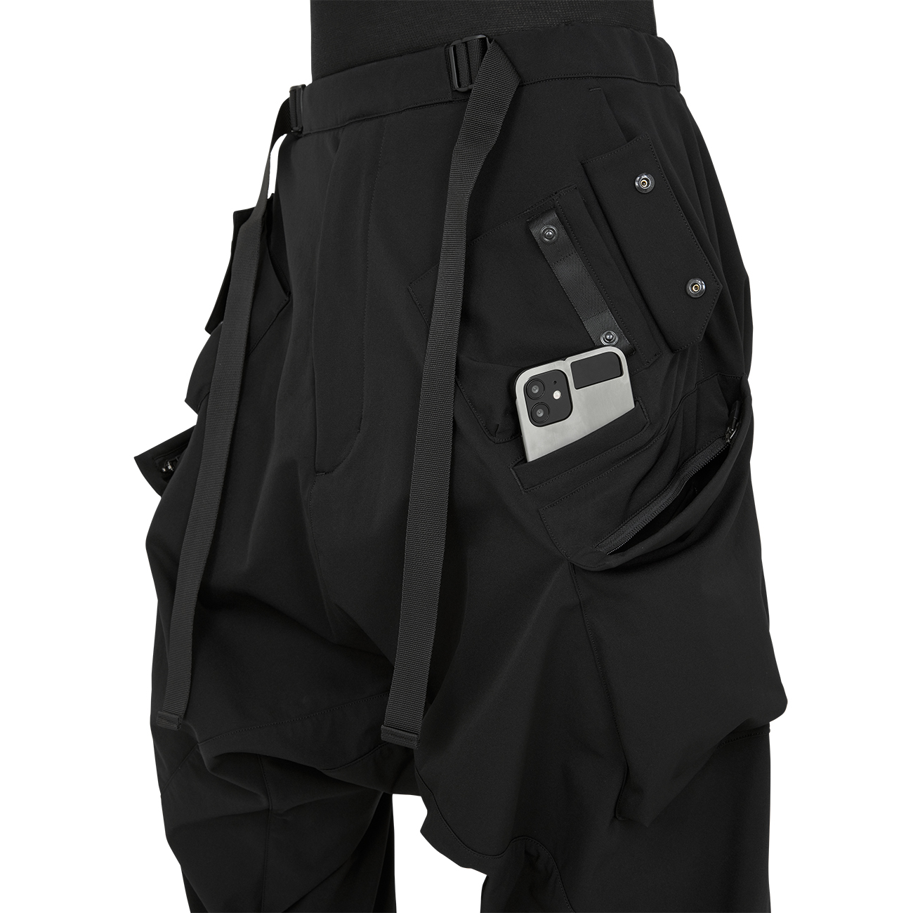 P30A-DS SCHOELLER DRYSKIN ULTRAWIDE CARGO TROUSERS BLACK