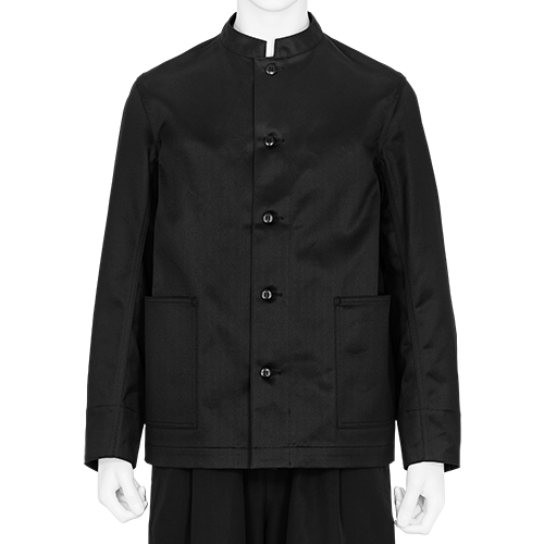 STAND COLLAR JACKET BLACK