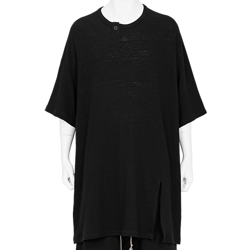 BIG SLIT TEE BLACK