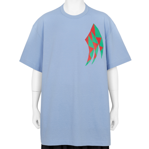 PRINT TEE LIGHT BLUE