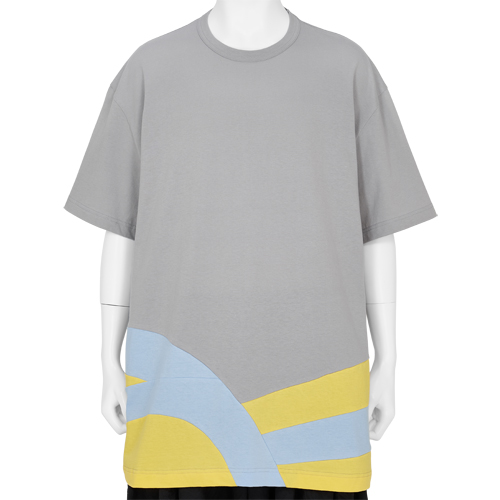 PANEL TEE GREY