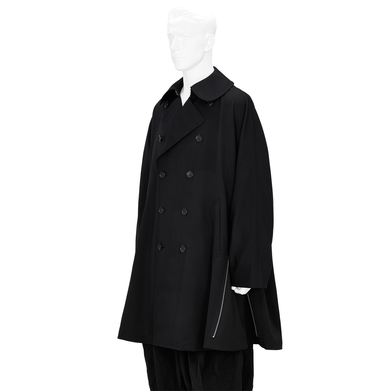【Fano Studios】Oversized zip Trench coat