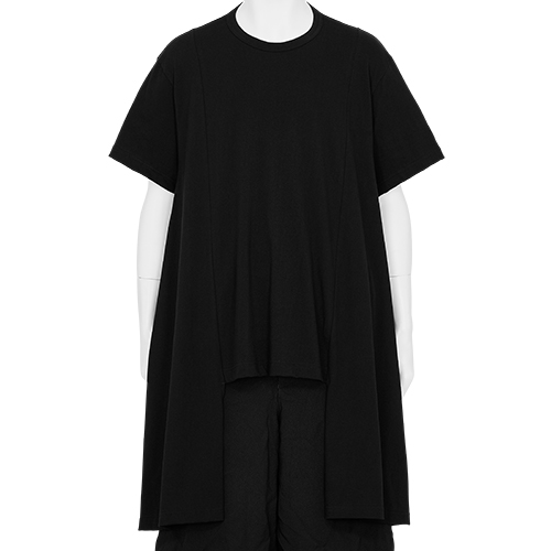 SIDE LONG TEE SHIRT BLACK