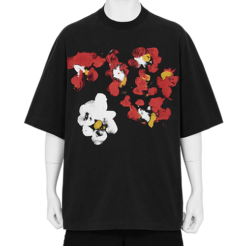 SOFU TESHIGAHARA PRINT TEE BLACK