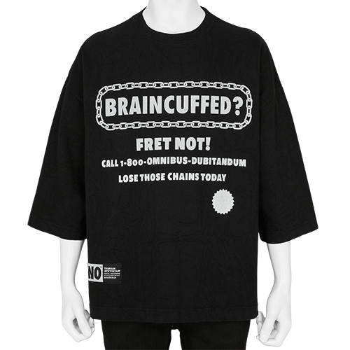 BRICK T-SHIRT [ BRAINCUFFED ] BLACK