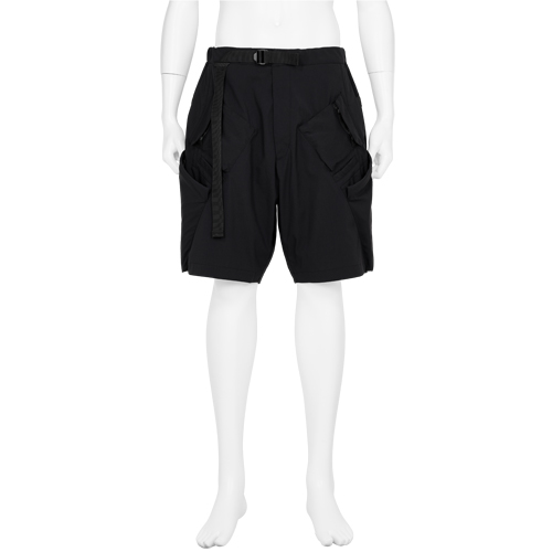 SP29-M NYLON STRETCH BDU SHORT PANTS BLACK