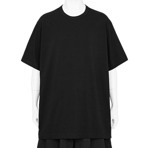 ULTIMA JERSEY ROUND NECK SHORT SLEEVE TEE SHIRT BLACK