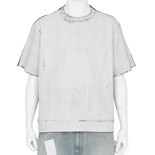S/S PAINT SWEAT GRAY
