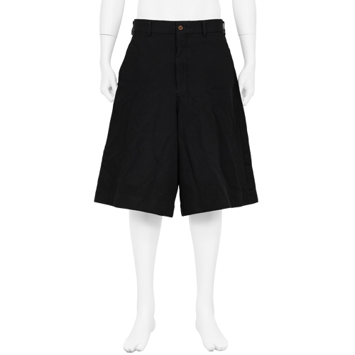 POLYESTER SHORTS BLACK