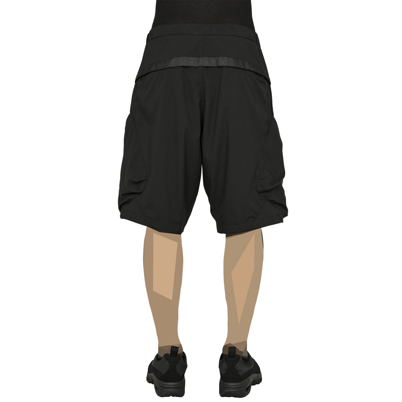 SP29-M NYLON STRETCH BDU SHORT PANTS BLACK - ACRONYM (アクロニウム