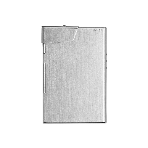 CARD/CIGARETTE CASE ( HAIRLINE ) SILVER