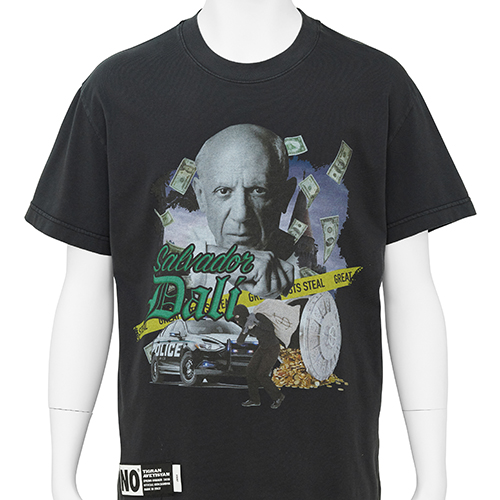 BASIC TEE [ PABLO PICASSO ] BLACK