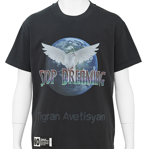 BASIC TEE [ STOP DREAMING ] BLACK