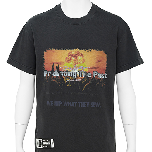 BASIC TEE [ PREDICTING THE PAST ] BLACK