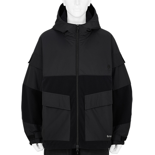 WINDSTOPPER BY GORE-TEX LABS 2L POLARTEC JACKET BLACK