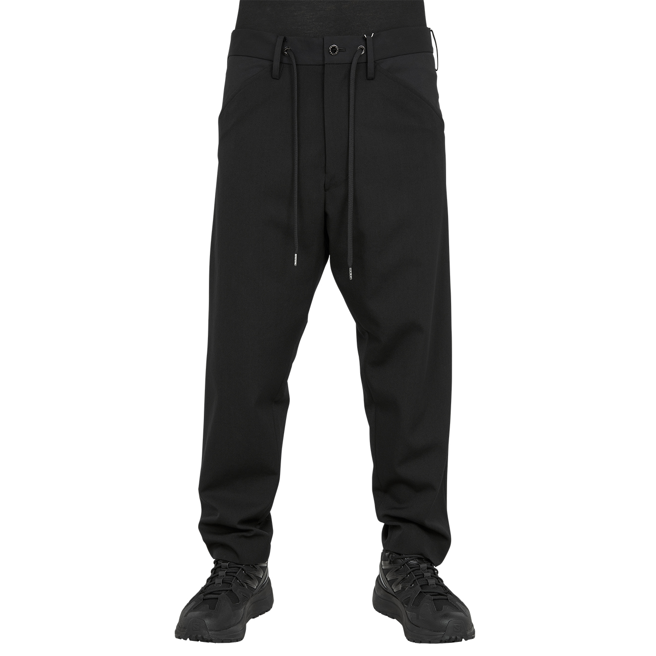 AW KURTA PANTS BLACK   FUMITO GANRYU フミト ガンリュウ