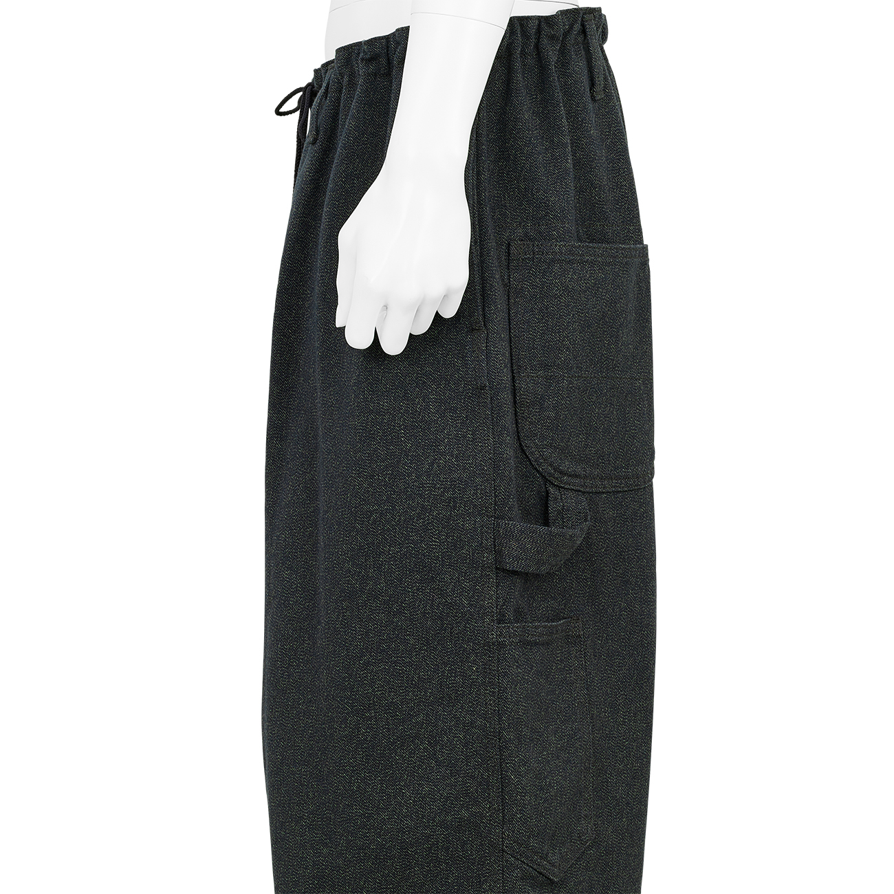 PAINTER PANTS BLUE GREY - Yohji Yamamoto POUR HOMME (ヨウジ