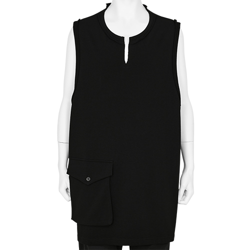 SWEAT VEST BLACK