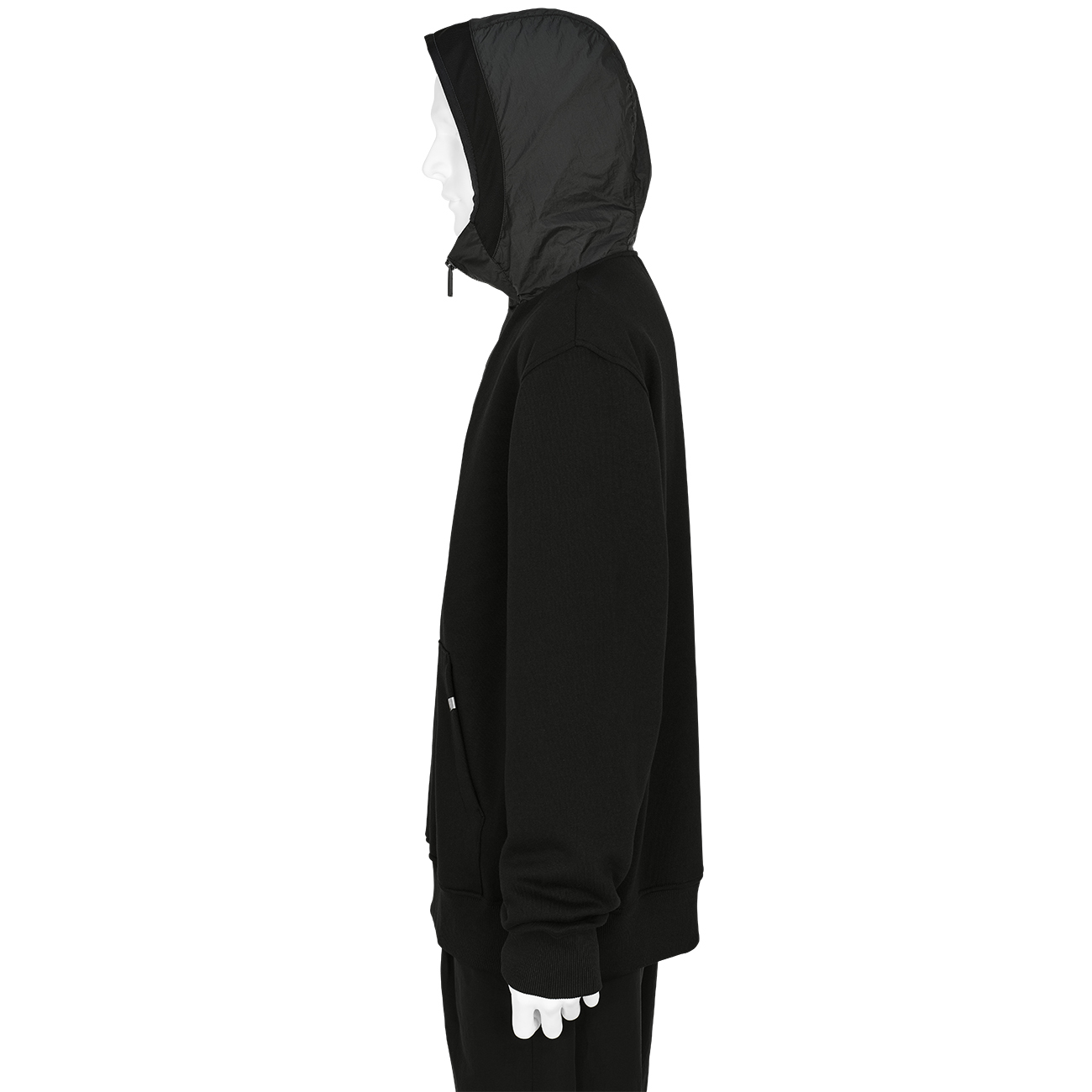 アリクス メンズ BLACK BLK0001 cotton hoodie logo-print アウター セーター ニット 最初の ニット